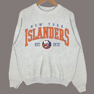 Vtg New York Islanders Shirt, NHL New York Islanders Hockey Sweatshirt